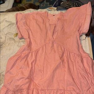 Free People Pink Women's Blouse
